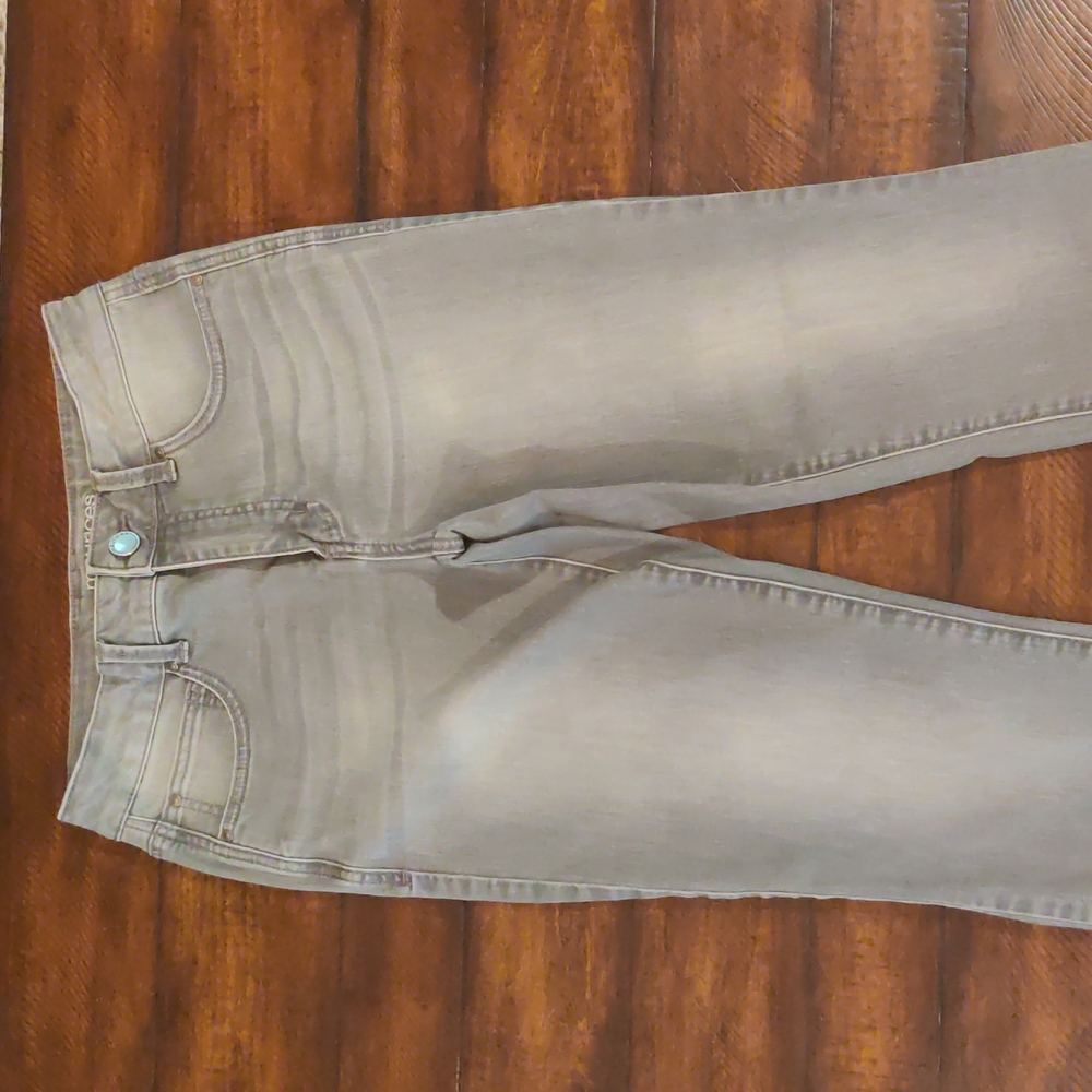 Everflex high rise gray denim jeans